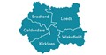 Map of West Yorkshire
